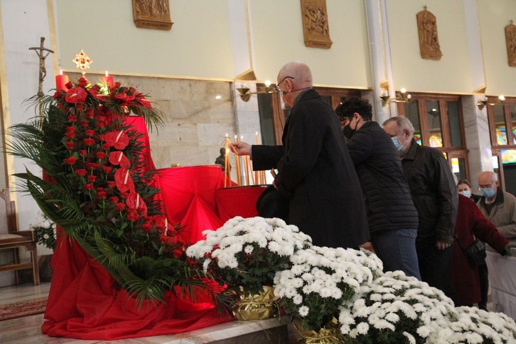 Wprowadzenie relikwii św. Jozafata do kościoła św. Józefa na Złotych Łanach