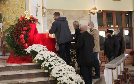 Wprowadzenie relikwii św. Jozafata do kościoła św. Józefa na Złotych Łanach