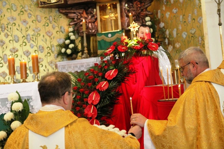 Wprowadzenie relikwii św. Jozafata do kościoła św. Józefa na Złotych Łanach