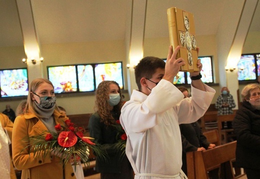 Wprowadzenie relikwii św. Jozafata do kościoła św. Józefa na Złotych Łanach