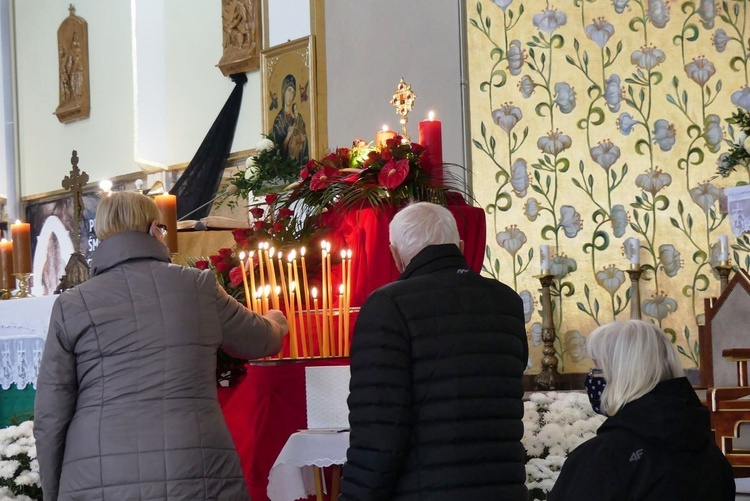 Wprowadzenie relikwii św. Jozafata do kościoła św. Józefa na Złotych Łanach