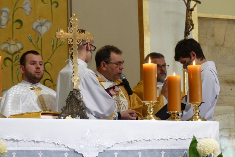 Wprowadzenie relikwii św. Jozafata do kościoła św. Józefa na Złotych Łanach