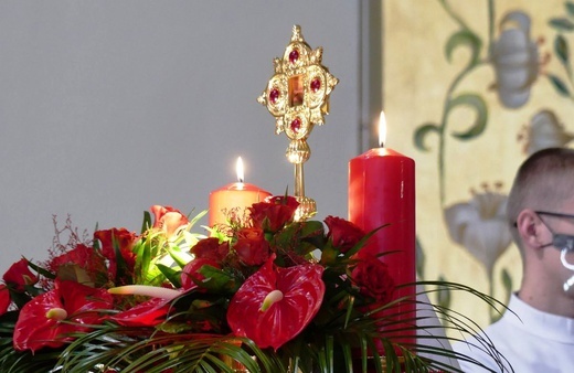 Wprowadzenie relikwii św. Jozafata do kościoła św. Józefa na Złotych Łanach