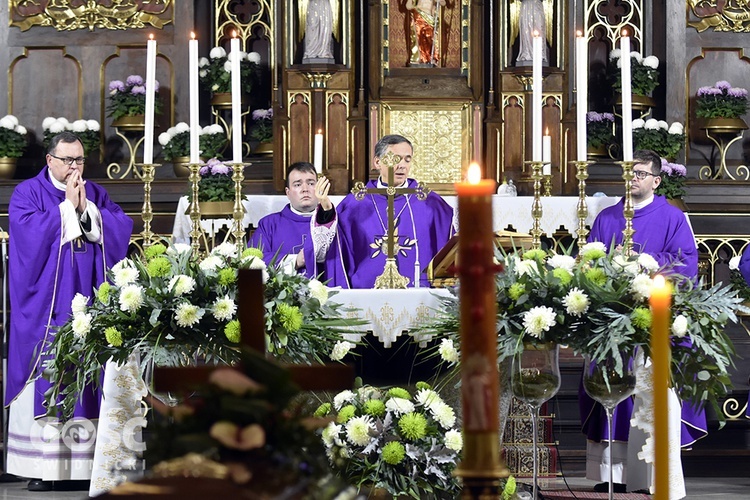 Pogrzeb Jerzego Krzywdy, przewodniczącego strzegomskiej rady parafialnej