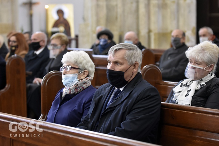 Pogrzeb Jerzego Krzywdy, przewodniczącego strzegomskiej rady parafialnej