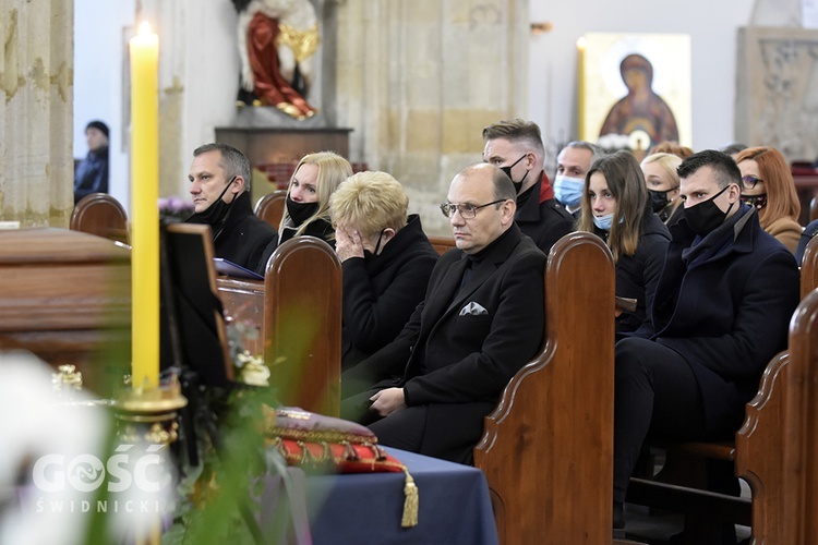 Pogrzeb Jerzego Krzywdy, przewodniczącego strzegomskiej rady parafialnej