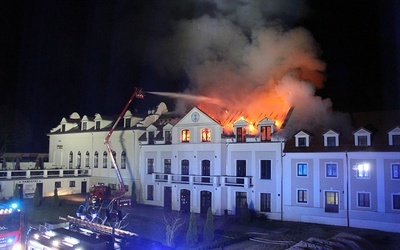 Pożar domu pielgrzyma w Kodniu