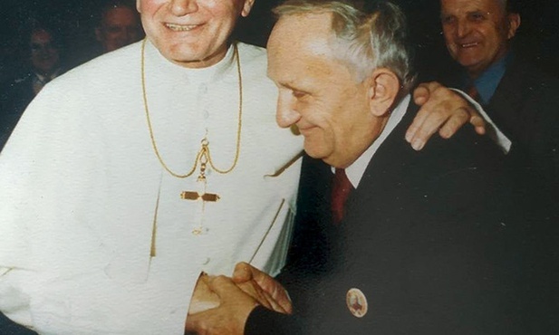 Spotkanie szkolnych kolegów: papieża Jana Pawła II i Eugeniusza Mroza