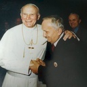 Spotkanie szkolnych kolegów: papieża Jana Pawła II i Eugeniusza Mroza