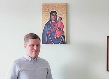 Ten wizerunek  dr Grzegorz Szczecina  ma także w swoim lubelskim mieszkaniu.