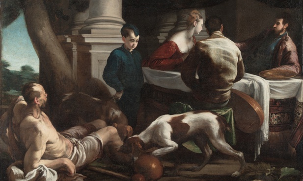 Jacopo Bassano, Bogacz i Łazarz.