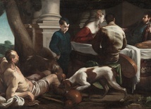 Jacopo Bassano, Bogacz i Łazarz.