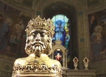 Relikwiarz patrona Płocka można na co dzień oglądać w skarbcu Muzeum Diecezjalnego.