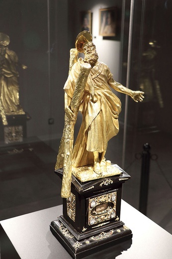 ▲	Relikwiarz znajduje się obecnie w Muzeum Archidiecezji Warmińskiej.