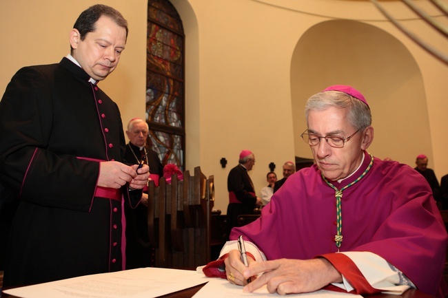 Archiwum. Ingres abp. Wiktora Skworca do katedry Chrystusa Króla w Katowicach