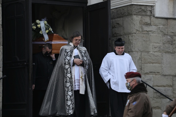 Pogrzeb śp. Stanisława Kwaśnego w Mesznej 