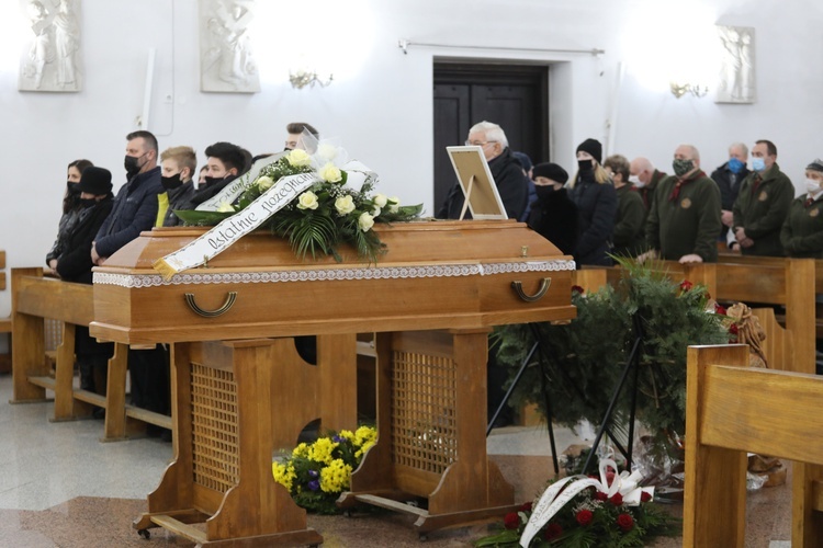 Pogrzeb śp. Stanisława Kwaśnego w Mesznej 