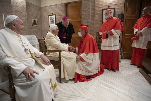 Nowi kardynałowie u papieża seniora