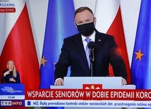 Prezydent: Z prośbą o wsparcie zgłosiło się ponad 13 tys. seniorów