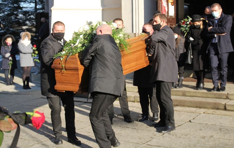 Pogrzeb Jana Bierówki w Bielsku-Białej Komorowicach