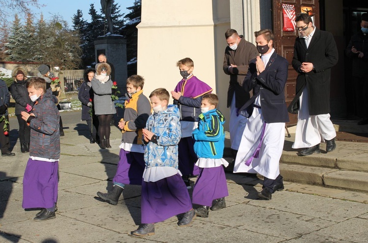 Pogrzeb Jana Bierówki w Bielsku-Białej Komorowicach