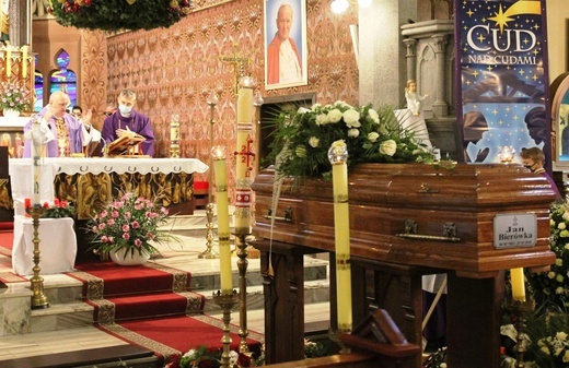 Pogrzeb Jana Bierówki w Bielsku-Białej Komorowicach