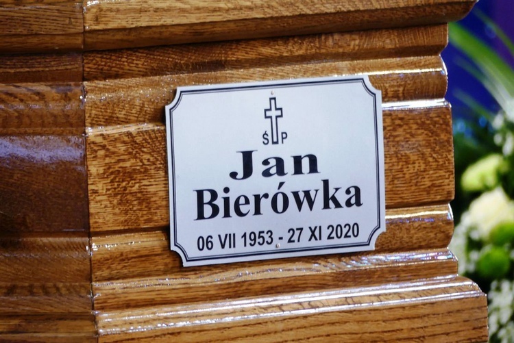 Pogrzeb Jana Bierówki w Bielsku-Białej Komorowicach