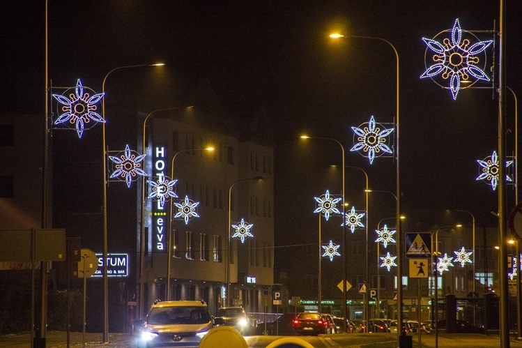 Świąteczne dekoracje w Tarnobrzegu