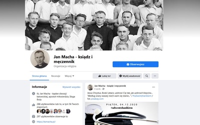 Hanik na swój profil na Facebooku