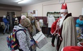 Odwiedziny św. Mikołaja w bielskiej Kuchni Społecznej św. Brata Alberta