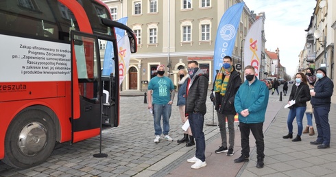 Mikołajki na opolskim rynku