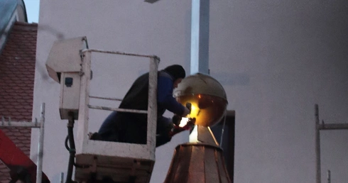 Św. Jadwiga już z kopułą