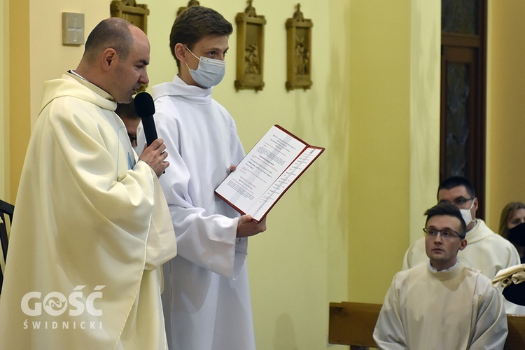 Obłóczyny i akolitat w świdnickim seminarium