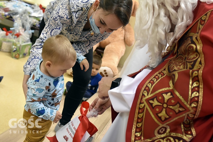 Wizyta św. Mikołaja w przedszkolu sióstr prezentek