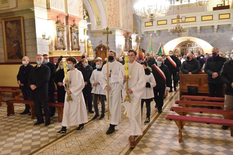 Janów Lubelski. Wprowadzenie reliwki św. Ambrożego 