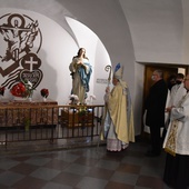 Przasnysz. Bp Marcinkowski w sanktuarium Matki Bożej