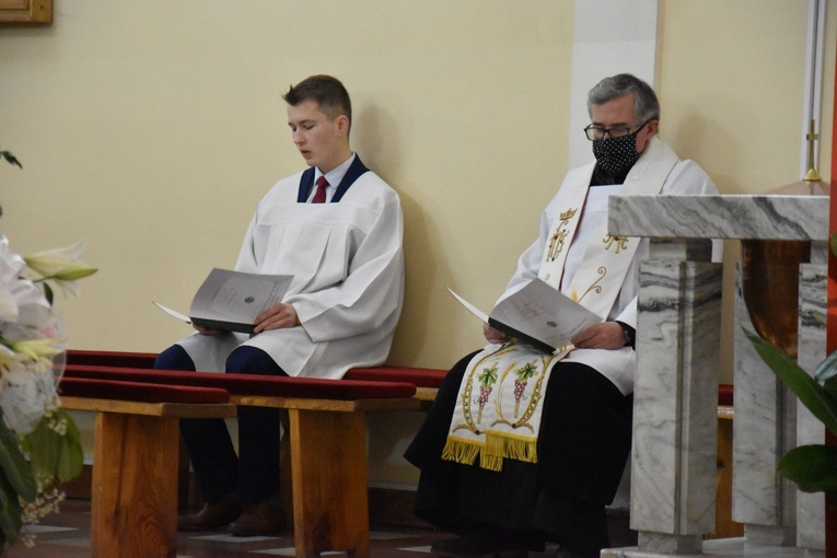 Przasnysz. Bp Marcinkowski w sanktuarium Matki Bożej