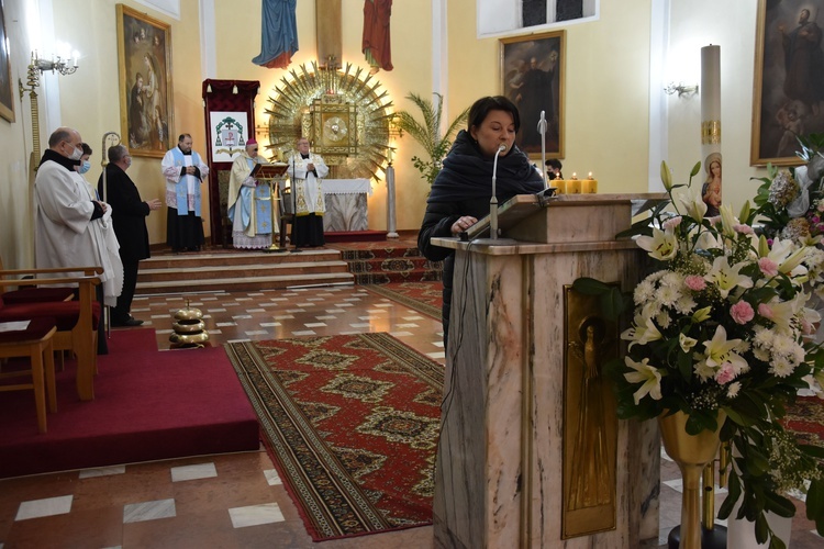 Przasnysz. Bp Marcinkowski w sanktuarium Matki Bożej