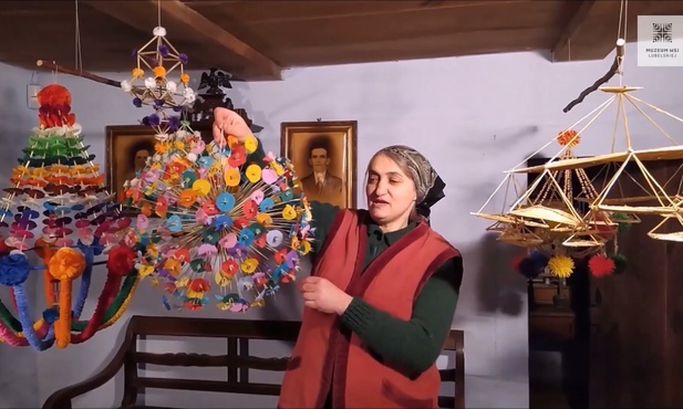 W Muzeum Wsi Lubelskiej można oglądać dawne dekoracje świąteczne.