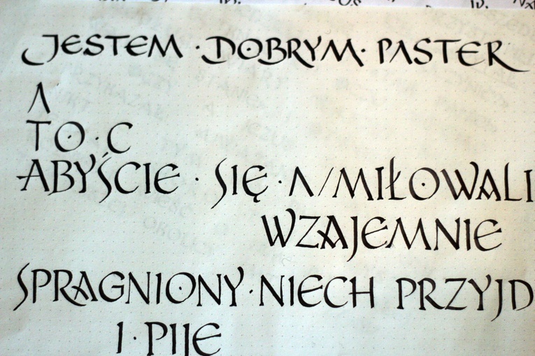 Czcionka nazwana Uncjałą Opolską