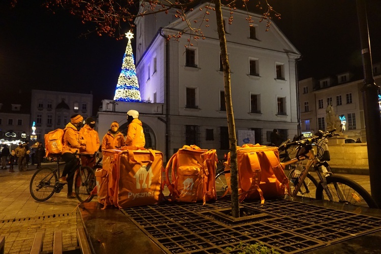 Starówka gliwicka przed świętami