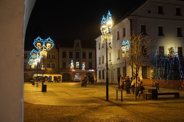 Starówka gliwicka przed świętami