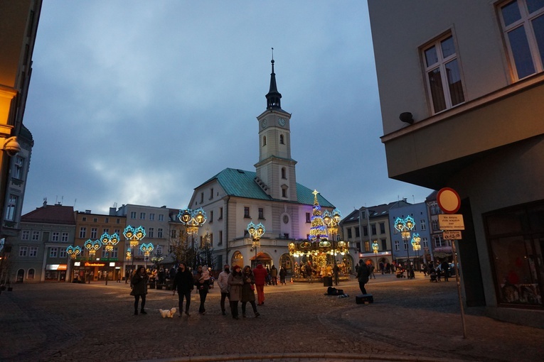 Starówka gliwicka przed świętami