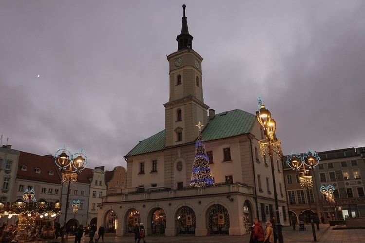 Starówka gliwicka przed świętami