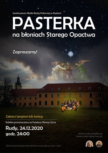 Rudy. Pasterka na błoniach 