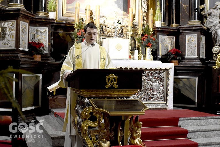 Pasterka w katedrze świdnickiej