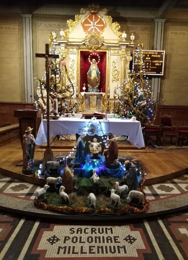 Góra k. Płocka. Szopka w parafii św. Jakuba