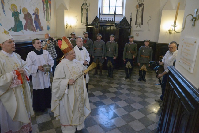 2020.08.16 - Poświęcenie tablicy ku czci sługi Bożej Wandy Malczewskiej.