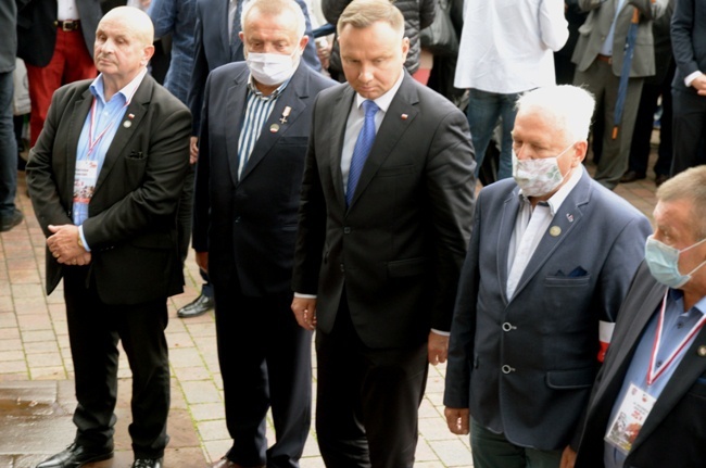 2020.06.25 - Prezydent Andrzej Duda na obchodach rocznicy robotniczego protestu z czerwca 1976 roku.