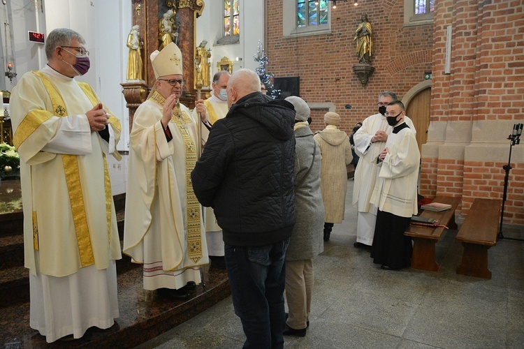 Dziękczynienie jubilatów małżeńskich